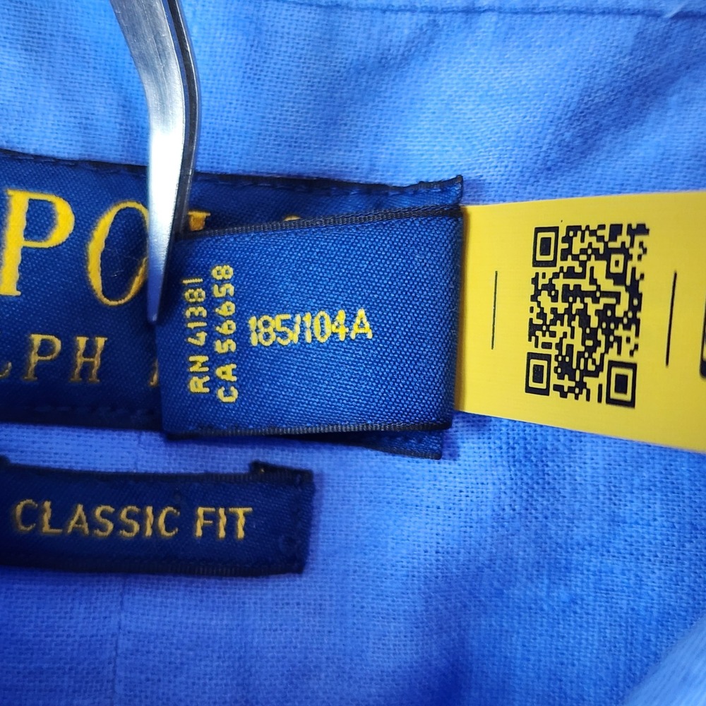Polo Ralph Lauren Mens Linen Coastal Old Money Preppy Resort Shirt Size XL NWT - Picture 5 of 12